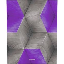 Dotdotdot planner Planner: Modern Abstract Wooden Square Cube Box Print Cover| Universal 12 Month - 1 Year No Date Undated Non dated Daily Weekly Monthly Business ... Games for your Relaxation (Textured Planner)