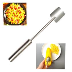 Wang Damai Corn Peeler for Corn on the Cob Corn on the Cob Remover Easy Clean Stainless Steel Corn Separator Fast and Safe Kitchen Gadgets 1PCS