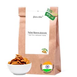 Natuor Kashmiri Mamra Almonds 1 kg, 2.205 Pounds