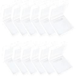 GXXMEI 12PCS Clear Protective Game Cartridge Case Storage Box Suitable for Nintendo Gameboy Color GBC GB GBP