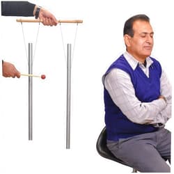 TFS TUNINGFORKSHOP C & G Whole Body 2 Healing Tuned Pipes Louder Than Tuning Fork with Mallet,Hand Stand