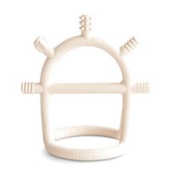 mushie Silicone Baby No-Drop Sensory Teether Toy (Shifting Sand)