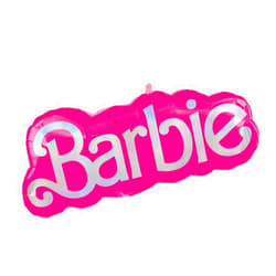 Amscan Anagram Super Shape Barbie 32 inch Hot Pink Foil Balloon