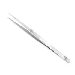 Scientific Labwares High Precision Stainless Steel Lab Tweezers/Forceps with Straight Slender Fine Point
