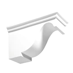 Fypon Premium Architectural Brackets Decorative Smooth Style | Low Maintenance Interior & Exterior Use | 5 1/2