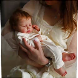Zero Pam Reborn Baby Dolls Silicone Full Body Girls 20 Inch Realistic Newborn Dolls Real Life Reborn Doll Anatomically Correct Dolls That Look Real Sleeping Babies