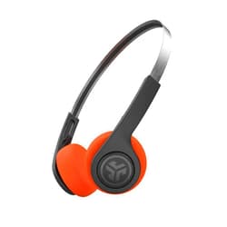 JLab Rewind 2 Wireless Retro Headphones, 20+ Hours Playtime, App Support, Bluetooth Multipoint + Wireless Sharing, Custom EQ3 Sound, Music Controls, Throwback 80s 90s Design, Black