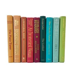 Covogoods Real Books by Color in Custom Curated Sets for Office or Home Decor (7 Books, Custom 01)