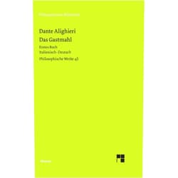 German Edition by MR Dante Alighieri (Author), Ruedi Imbach (Editor), Francis Cheneval (Editor) & 0 more Das Gastmahl. Erstes Buch: Philosophische Werke Band 4/I. Zweisprachige Ausgabe (German Edition)