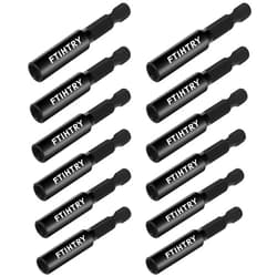 FTIHTRY 1/4”Magnetic Extension Socket Drill Bit Holder,12pcs Screwdriver Extension, Quick-Change Hex Shank Set