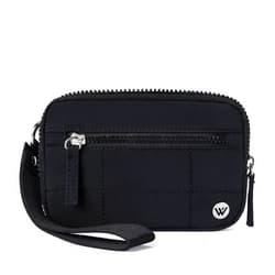 WESTBRONCO Wristlet Wallets for Women Nylon Quilted Wallet with 3 Zipper Purse for Travel Credit Card Holder Phone Organizer