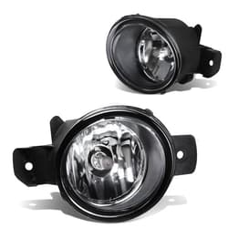 DNA MOTORING FL-ZTL-211-CH Fog Light Driver & Passenger Side [Compatible with 11-13 G37 / 13 JX35 / 08-10 M35 / 08-10 M45]