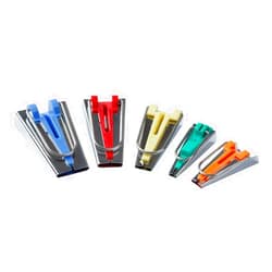 YICBOR Bias Tape Maker Set 6MM/9MM/12MM/18MM/25MM 5 Sizes DIY Quilting Tools Kit