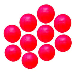 Mudra Crafts Red Paper Lanterns Wedding Party Decorations - 12 in 10 Round Japanese Chinese Lanterns Decorative Hanging Ceiling Decorations Lamp Shade
