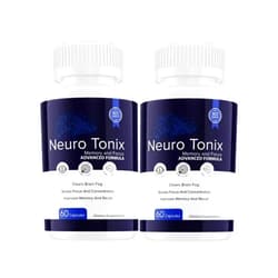 Mega Hits Neuro Tonix Capsules NeuroTonix Memory and Focus Capsules Advanced Formula (120 Capsules, 2 Pack)