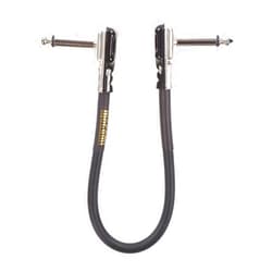 Mogami Gold Instrument PRR 1.0 Pancake Right Angle to Right Angle Pedal Cable - 10 inch