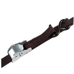 PROGRIP 412460 Medium Duty Cargo Tie Down Strap with Webbing and S-Hook: Aero Design Cambuckle, 8' x 1