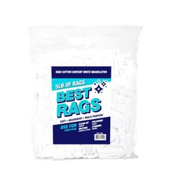 Arkwright LLC Arkwright W11 Terry Cloth Towels for Cleaning - Soft Cotton Blend Washable Multi-Purpose Bar Mop, Absorbent & Quick Dry, Bag of Rags for Kitchen, Auto Shop, and Garage, 5 lb, White