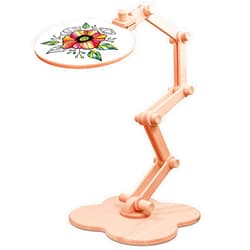 Guofa Adjustable Embroidery Hoop Stand - Rotated Cross Stitch Stand, Universal Beech Wood Embroidery Hoop Holder, Needlework Stand for Art Craft Sewing Projects with 9'' Embroidery Hoops