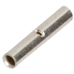 Morris Products Non-Insulated Butt Splice Connectors – for Electrical Splicing – Corrosion-Resistant, Electrolytic Tubular Copper – 26-22 Wire Range – cULus Listed– Pack of 100, (12102)
