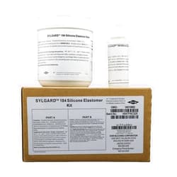 SANYI Dowsil SYLGARD 184 (Form Dow Corning) Silicone Elastomer Kit Base A + Curing Agent Solidifier B for Electrical Component Battery Board Assembly Room Temperature RT Heat Cure(1.1 lb = A 450g + B 45g)