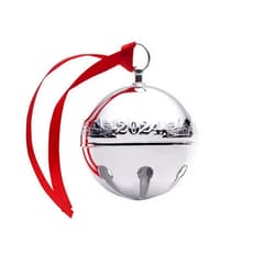 Wallace 2024 Silver Plated Sleigh Bell Ornament 54th Edition