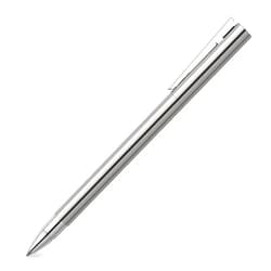 Faber-Castell 342004 NEO Slim Rollerball Pen, Shiny Stainless Steel