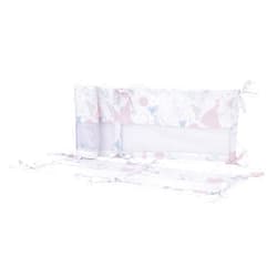 NoJo Disney Sweet Princess Pink, Light Blue, and White Cinderella Secure-Me Crib Liner
