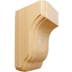 Ekena Millwork COR02X02X04CPCH Capistrano Mission Wood Corbels, 2 1/2