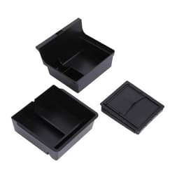 XinWu 3pcs Storage Trays, Compatible with Tesla Model 3 2024 Center Console Front and Rear Storage Compartments