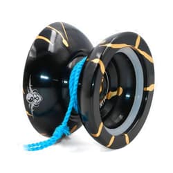 MAGICYOYO Magic Yoyo Ball N11 Pro Unresponsive Alloy Yoyos for kids Toy 5 Strings Glove Bag Black with Golden