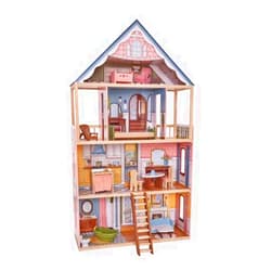 KidKraft Charlotte Classic Wooden Dollhouse with 15 Accessories, for 12