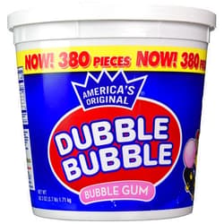 Dubble Bubble Tub, Original Flavor, 380-Count, 60.3 Oz(3.7 lb)