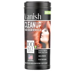 Vanish Cleanup Hair Color and Hair Dye Remover Wipes, Safely Removes Hair Color Dye from with Aloe, Gentle on Skin - 100 Count