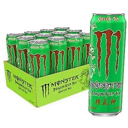 Monster Energy Monster Dragon Iced Tea Green Tea 23oz (Pack of 12)