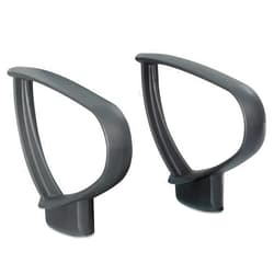 Safco Loop Arms Set for use with Vue Mesh Extended-Height (Chair Sold Separately), Black (3396BL)