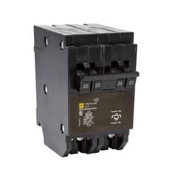 Schneider Electric Square D by Schneider Electric Square D - HOMT220225CP Tandem Quad Circuit Breaker, Black