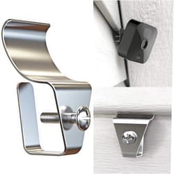 Hibezos Vinyl Siding Hooks for All-New Blink Outdoor Camera, No-Hole Needed Outdoor Siding Clips for Mounting Blink Outdoor Security Camera System, Stainless Steel Siding Mount (12 Pack)