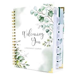 ZICOTO Pregnancy Journal and Memory Book with Stickers and Keepsake Pocket - Lovely Must Have Gift for First Time Moms to Be - The Perfect Planner to Track Your Little Ones Life-Changing Journey