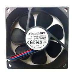 Apple Barrel Fonsan Delta 80x80x25mm High Speed 12 Volt DC Fan-DFB0812H