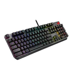 ASUS ROG Strix Scope RX Gaming Keyboard | Optical Mechanical Blue Switches, Programmable Macro, Aura Sync RGB Lighting, USB 2.0 Passthrough, IP57 Waterproof & Dust Resistance, Alloy Top Plate, Black