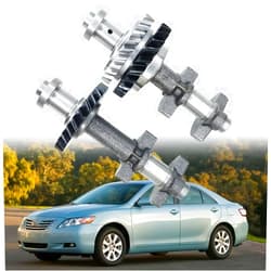 NBWIYQP Engine Balance Shaft Set Compatible with Toyota Corolla/Corolla/Matrix/RAV4/Solara 2AZ-FE 2AZ-FXE 2.4L Engine | Scion xB/tC | Lexus HS250h 13601-28021 13602-28020