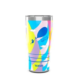 Tervis Traveler Dr. Seuss Oh the Places You'll Go Triple Walled Insulated Tumbler Travel Cup Keeps Drinks Cold & Hot, 20oz, Stainless Steel