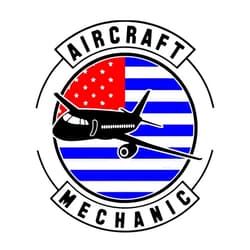 ALL I NEED IS ICED COFFEE (3PCS) USA Flag Airplane Technician Aviation Gift Aircraft Mechanic Sticker for Water Bottles, Car Sticker, Book Sticker (3 Inches)