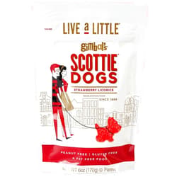 Gimbal's Strawberry Licorice Scottie Dogs - 6 oz Resealable Pouch Bag