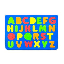 SRENJU SINU Magnetic Letters Set for Toddlers - Foam Alphabet Magnets Letters Fridge Refrigerator Educational Toys Preschool Learning for Kids (Blue)