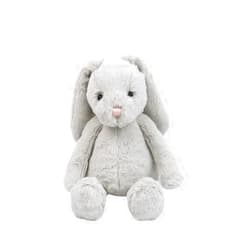 MON AMI Grayson The Bunny Stuffed Animal – 11” Grey, Soft & Cuddly, Huggable Rabbit Plush Toy, Nursery Décor, Easter Gift for Kids of All Ages