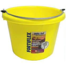 FORTEX INDUSTRIES N400 Utility Pail Color: Mellow Yellow
