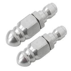Xspeedonline 2026 Upgraded 2X Pressure Washer Sewer Jetter Nozzle with 1/4'' Quickly Connector,Pressure Drain Jet Hose Nozzle