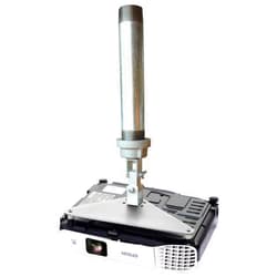 PCMD, LLC. Projector Ceiling Mount Compatible with Epson EB-97H EB-98 EB-98H EB-S03 EB-S04 EB-S120 with NPT Adapter